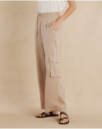 Amelius - Ciel Linen Cargo Pant