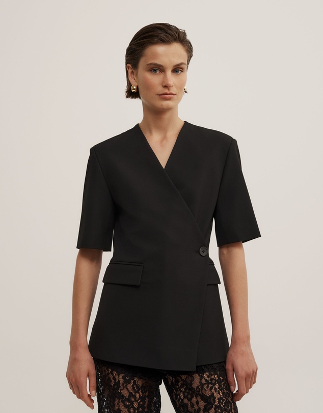 Witchery - Short Sleeve Wrap Blazer