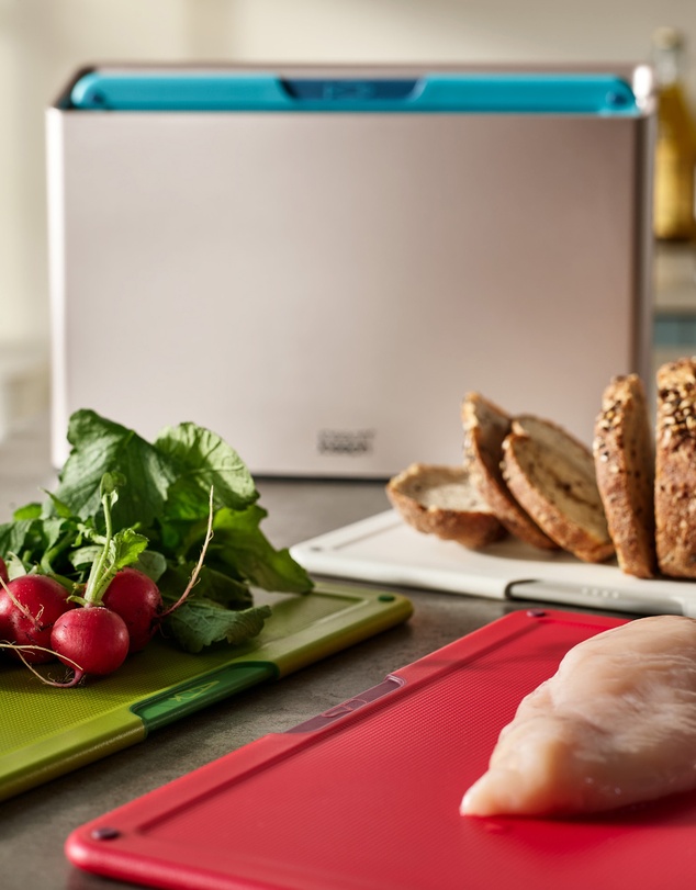 Joseph Joseph - Folio™ Icon 4-piece Large Chopping Board Set with Storage Case (Multicolour)