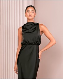 Azzurielle - Darsha Blouson Maxi Dress