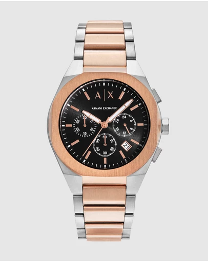 Armani Exchange - Two Tone Chronograph Watch