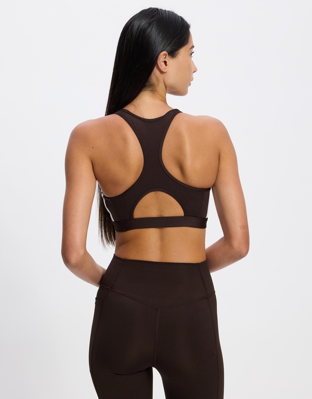 adidas Performance - Optime Essentials Workout 3-Stripes Medium Support Bra
