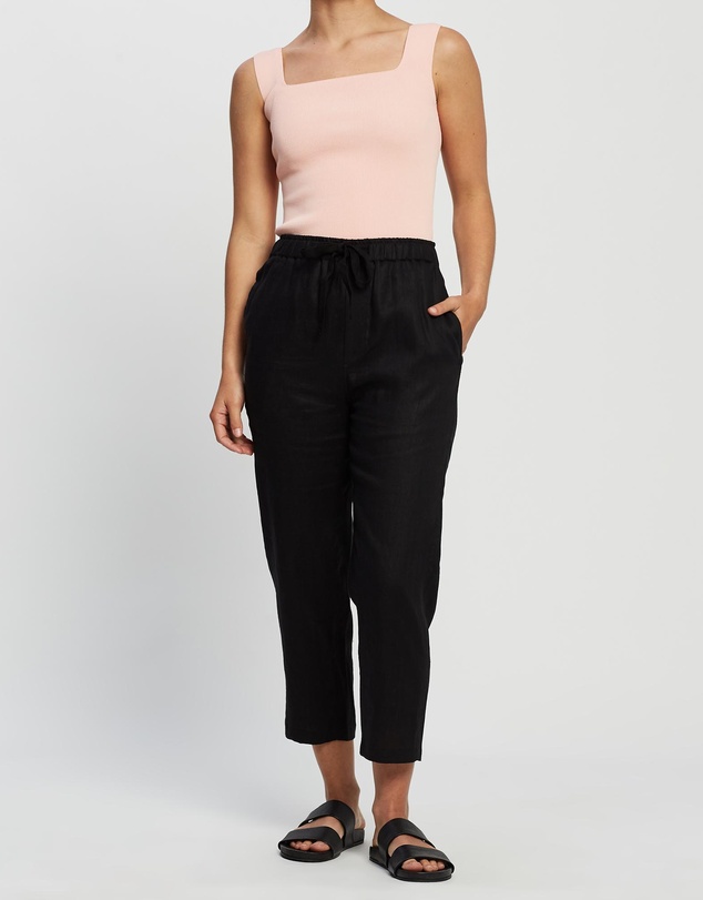 White By FTL - Becca Crepe Knit Top