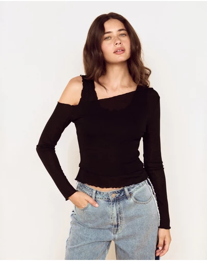 MINKPINK - Gaia Layered Mesh Top