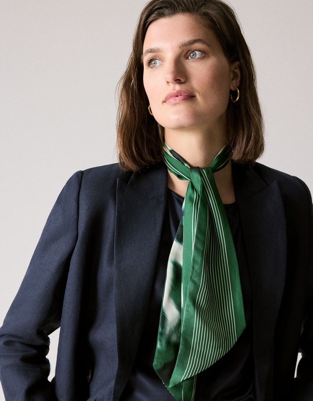 Trenery - Silk Twill Floral Bandeau Scarf