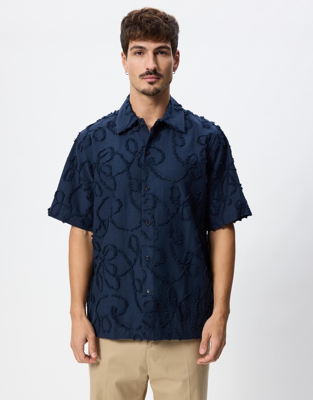 Scotch & Soda - Jacquard Short Sleeve Shirt