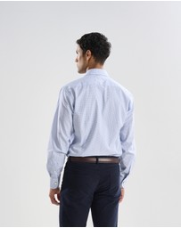 3 Wise Men - 3 Wise Men Portside Blue Print Shirt