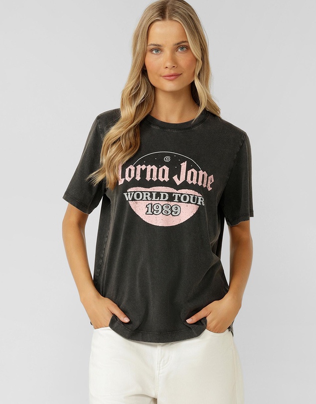 Lorna Jane - On Tour Washed Relaxed T-Shirt