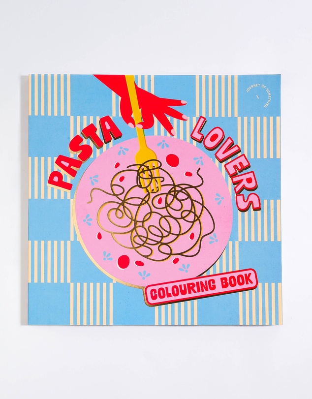 Journey Of Something - Pasta Lovers - Colouring Book