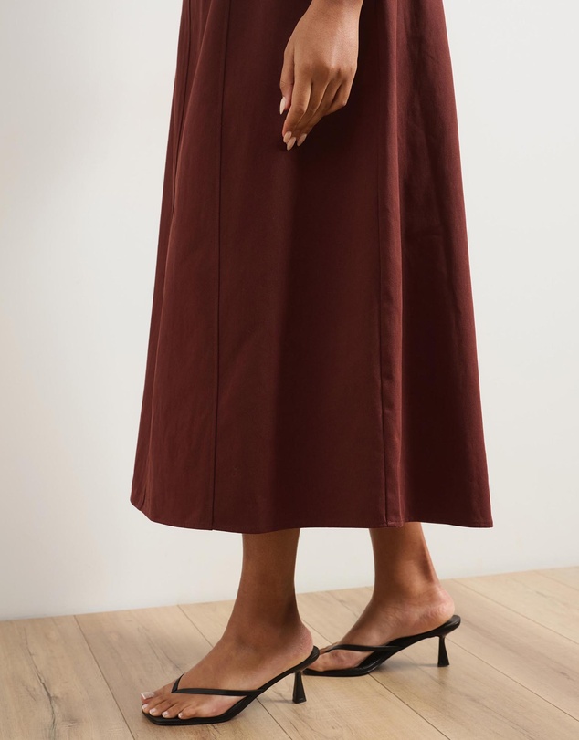 Atmos&Here Curvy - Sofie Chambray Midi Dress
