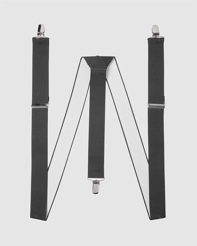 Australian Made Plain Y Back Braces. 35mm width.