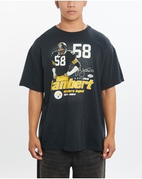 Vintage by The Real Deal - Pre Loved - Vintage 90s NFL Pittsburgh Steelers 'Jack Lambert' Tee