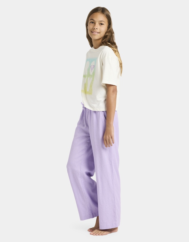 Roxy - Girls 4 to 16 Lekeito Break Linen Pants