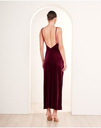 Pilgrim - Lauren Cowl Velvet Maxi Dress