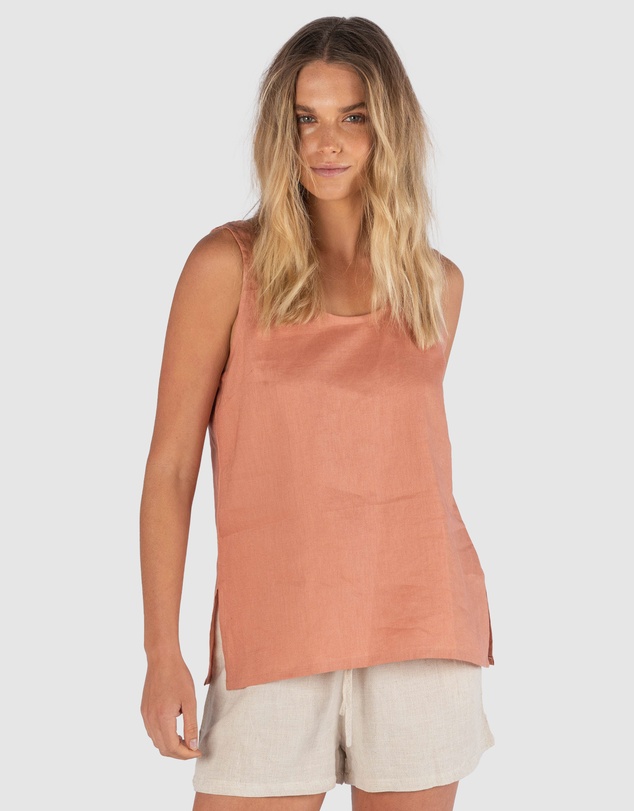 CAMIXA - Tanya Tank Linen Top