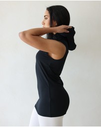 Mod Squad - Luxe Sleeveless Hooded Tank Base Layer