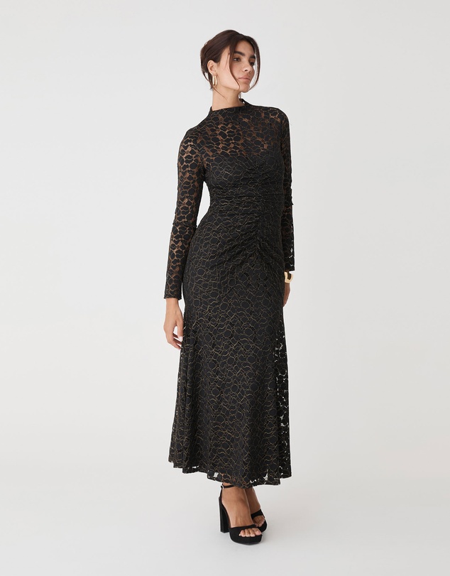 Forcast - Romy Lace Ruched Dress