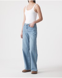 Outland Denim - Mia Mid Wide Jeans