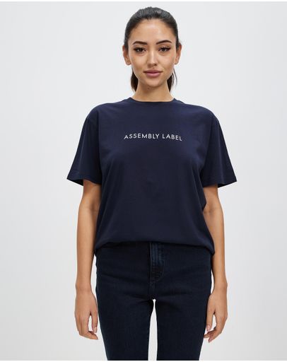 True Navy & White