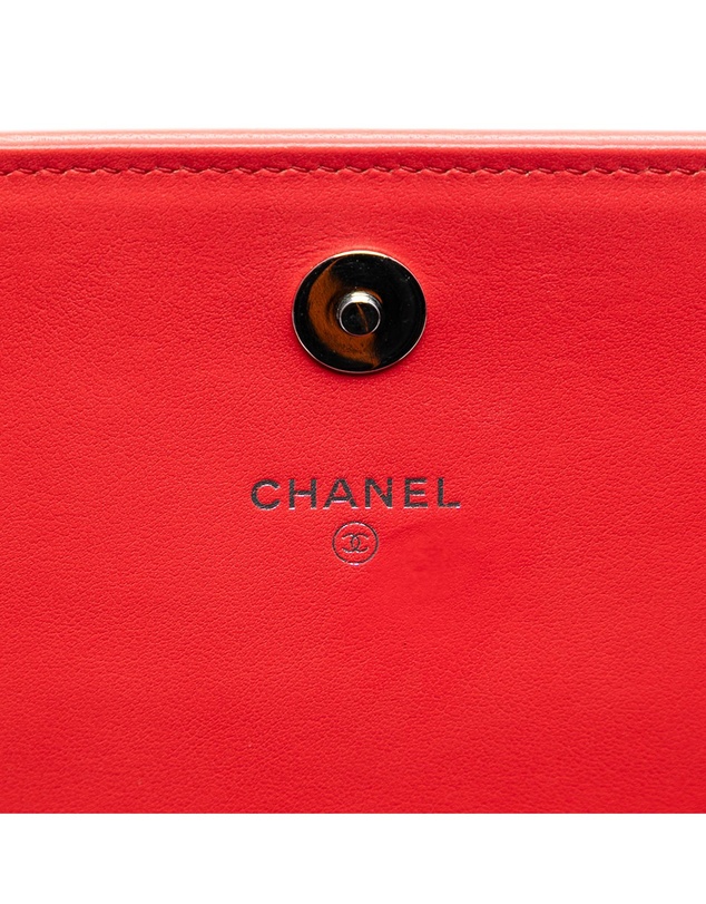Pre-Loved by Azura Reborn - Pre-Loved CC Lambskin Patchwork Wallet On Chain