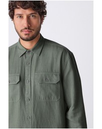 NEXT - Cotton Tencel Blend Long Sleeve Shirt