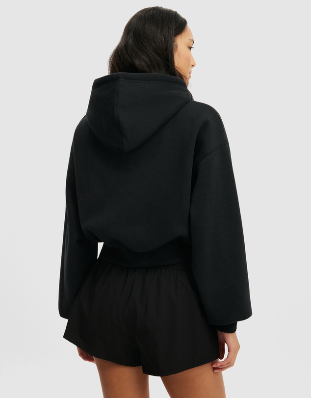 Cotton On Body Active - Plush Cropped Bubble Hoodie