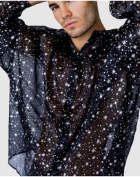 Justin Cassin - Starboy Star Sheer Shirt