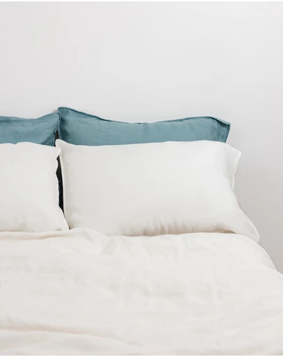 SILK MAGNOLIA - French Linen Pillowcase