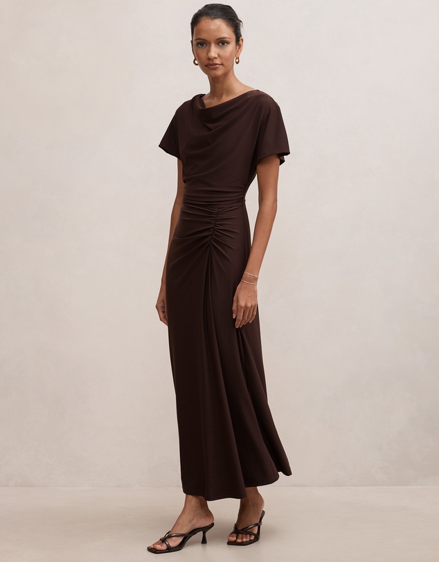 Forever New Petite - Tahnee Petite Ruched Waist Midi Dress