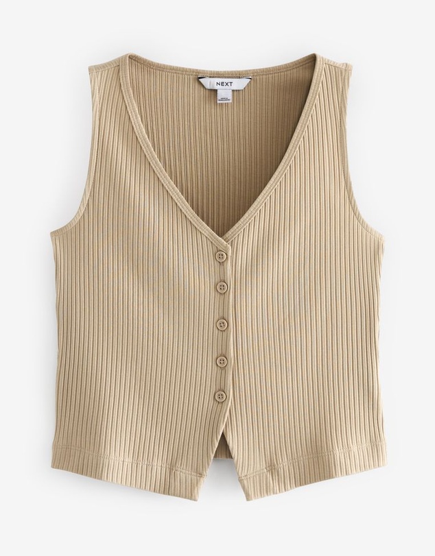 NEXT - Ribbed Waistcoat