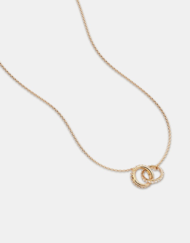 By Charlotte - Entwined Hearts Necklace