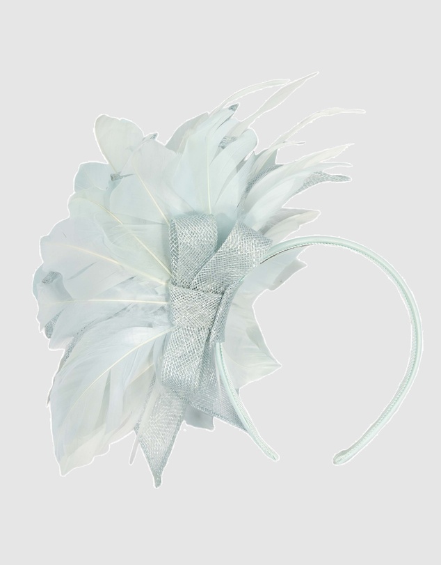 Max Alexander - Modern Flower Blue Racing Fascinator