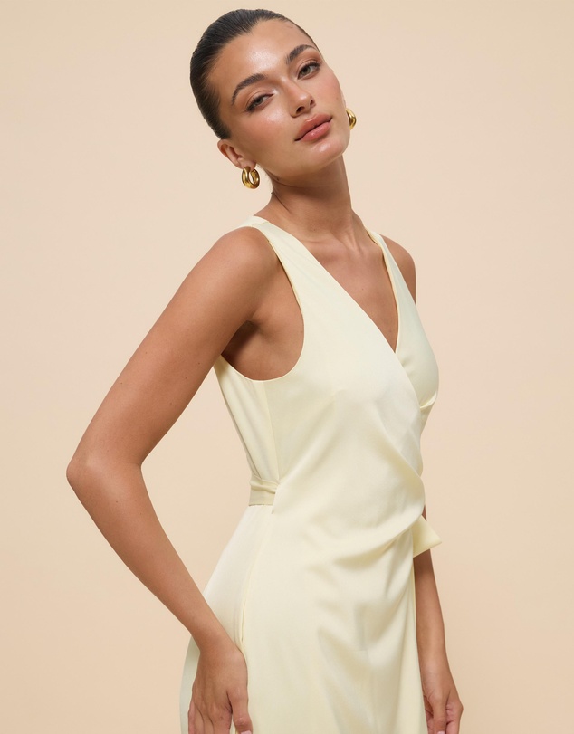 CHANCERY - Lani Sleeveless Wrap Maxi Dress