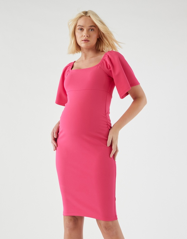 Soon Maternity - Kim Flare Sleeve Dress