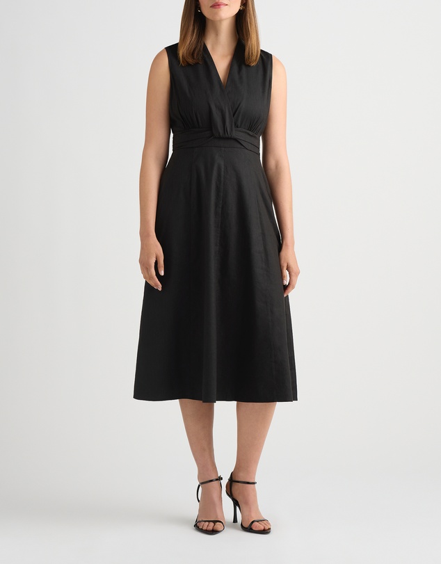 David Lawrence - Keets Stretch Linen Dress