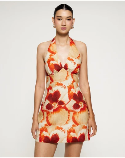 Lover - Ella Halter Mini Dress