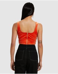 Neon Hart - Arlo Stretch Panelled Corset Top