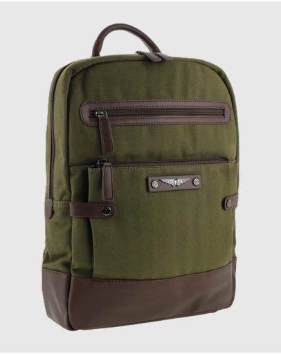 Police - Wings Canvas Backpack with Laptop Sleeve