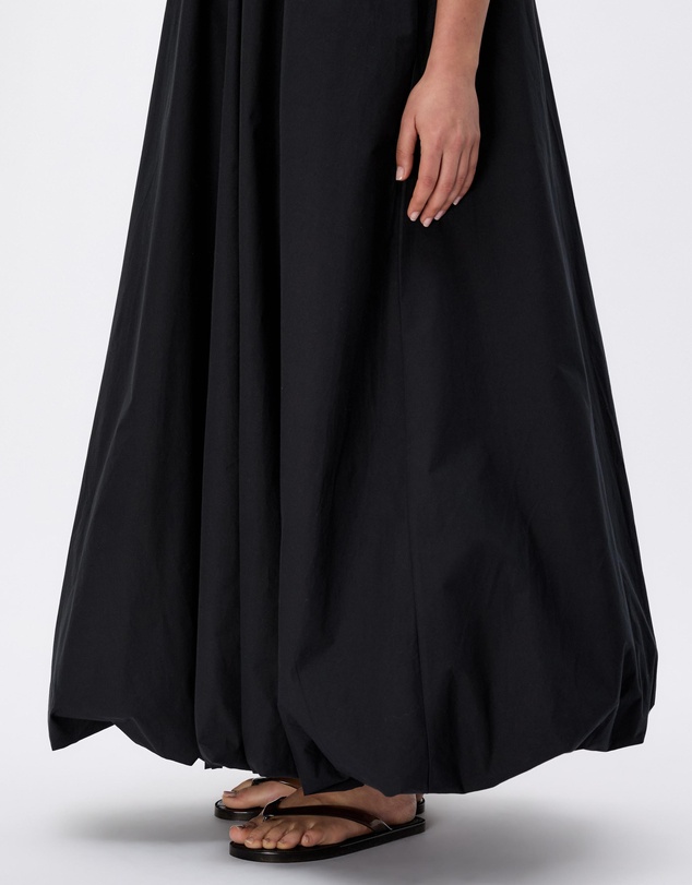 Minima Esenciales - Luna Cotton Bubble Hem Maxi Dress
