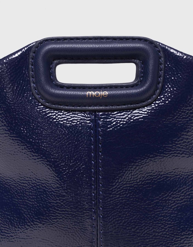 Maje - Miss M Mini Naplack Handbag