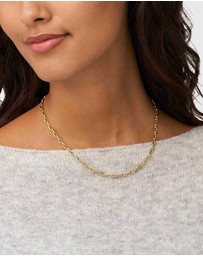 Fossil - Heritage Gold Tone Pendant Necklace