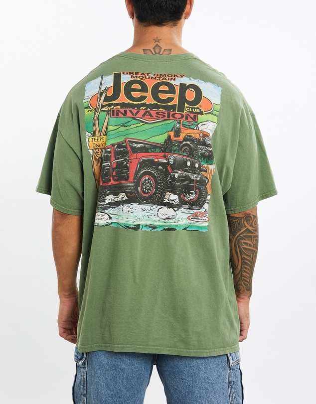 Vintage by The Real Deal - Pre Loved - Vintage Jeep 'Invasion' Tee