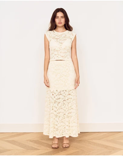 MINKPINK - Ophelia Lace Maxi Skirt