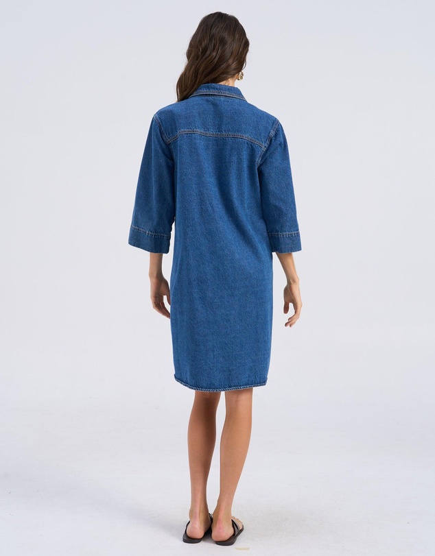 Vero Moda - Tolke Denim Shirt Dress