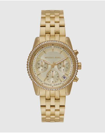 Michael Kors - Bryant Gold Tone Chronograph Watch