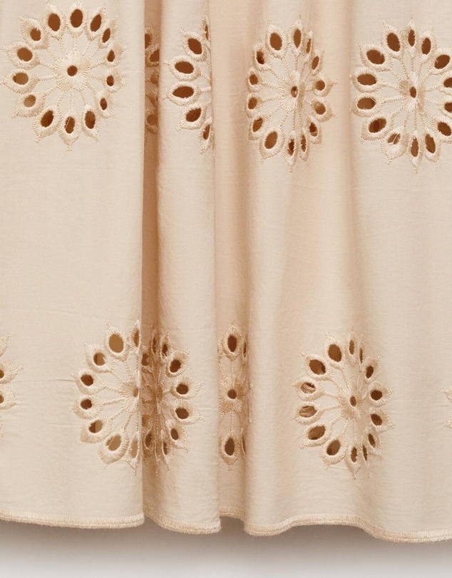 M.N.G - Pipo Embroidered Long Skirt