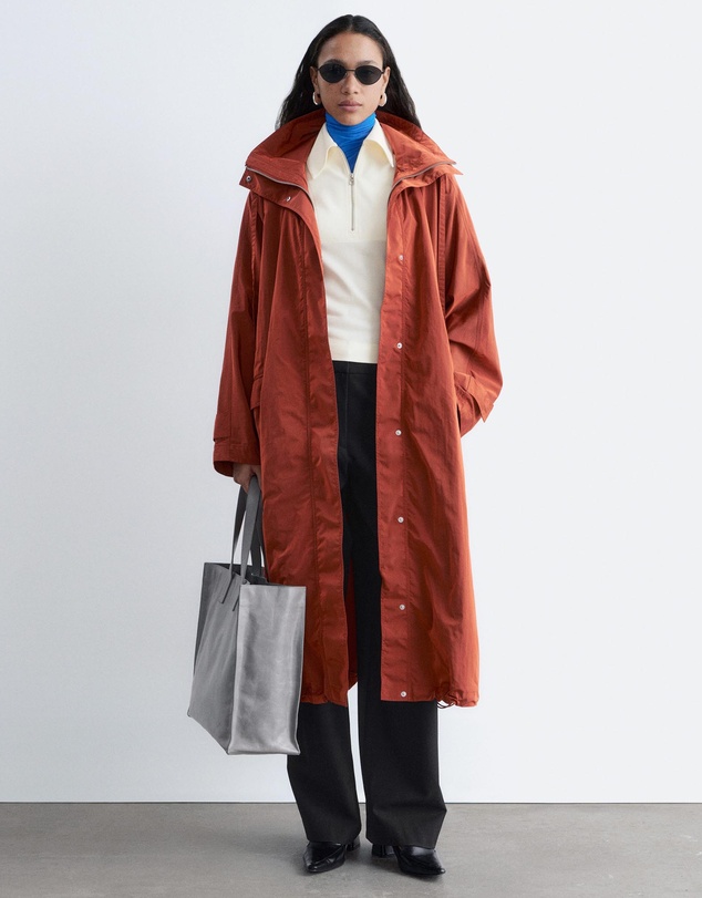 & Other Stories - Technical Nylon Hooded Parka
