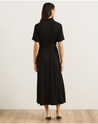 Atmos&Here - Harriet Viscose Twill Midi Dress