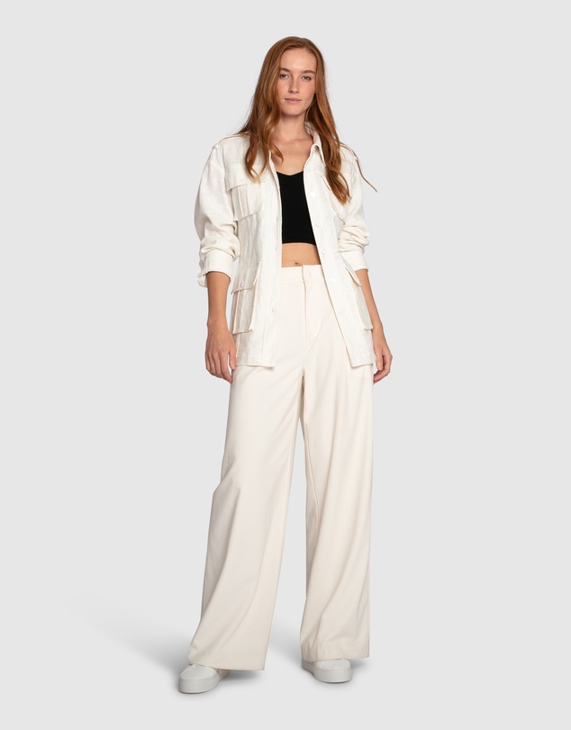 Belle & Bloom - Still Storm Belted Safari Jacket