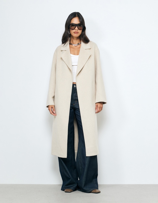 AERE - Chloe Double Faced Wool Blend Coat